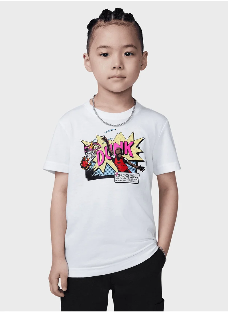 Jordan Kids Air Jordan Comics Dunk T-Shirt