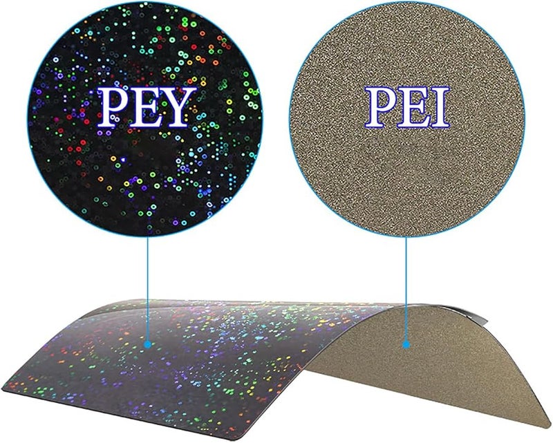 P1P 3D Printer PEI Spring Steel Flexible Build Plate Heated Bed 257x257mm Black - Image 4