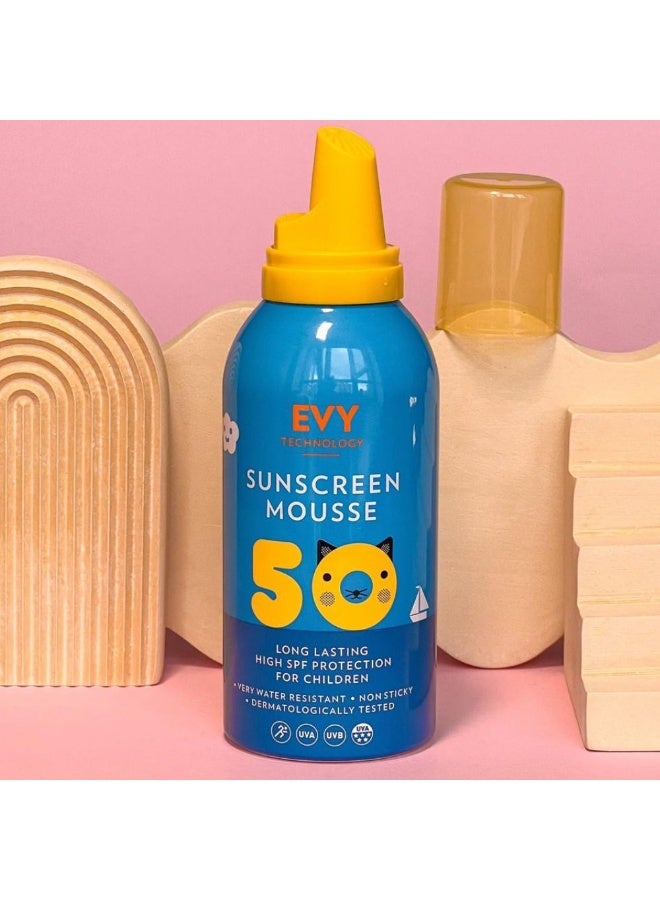 Evy Technology Sunscreen Mousse Kids Longlasting High SPF50 Protection for Children 150ml - Image 4