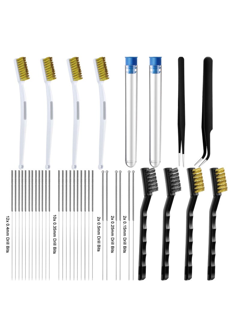 KASTWAVE 40 Pieces 3D Printer Nozzle Cleaning Kit  - Image 1