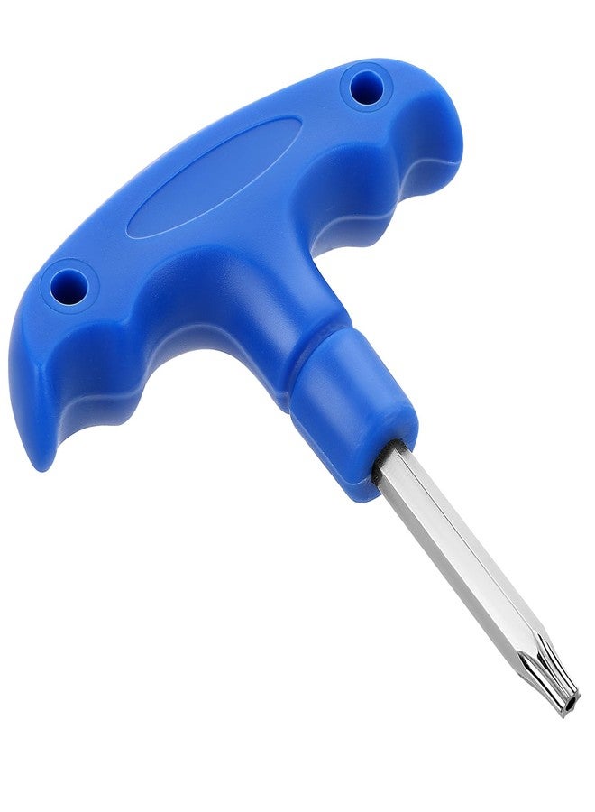 Sliverdew Golf Club Wrenches Tools Golf Torque Wrench Golf Head Adjustment Tool Stainless Steel Golf Club Driver Torque Tool with Plastic Handle, T20, Blue - Image 1