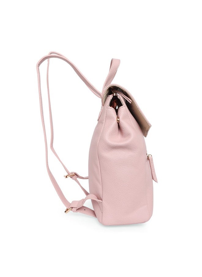Lavie Lavie Fabio Backpack For Girls (Pink)  - Image 4