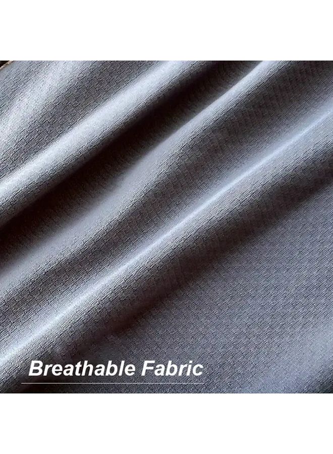 Light Grey Sun Protection Arm Sleeves For Men Loose Fit Breathable For Cycling Driving - Image 5