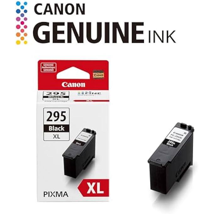 PG-295XL GENUINE BLACK INK CARTRIDGE, COMPATIBLE WITH TR7120, TS6520, TS4320 - Image 3