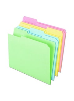 Ampad Pendaflex C2113Pasr Pastel Color File Folders 1 3 Cut Top Tab Letter Assorted (Box Of 100)  - Image 2