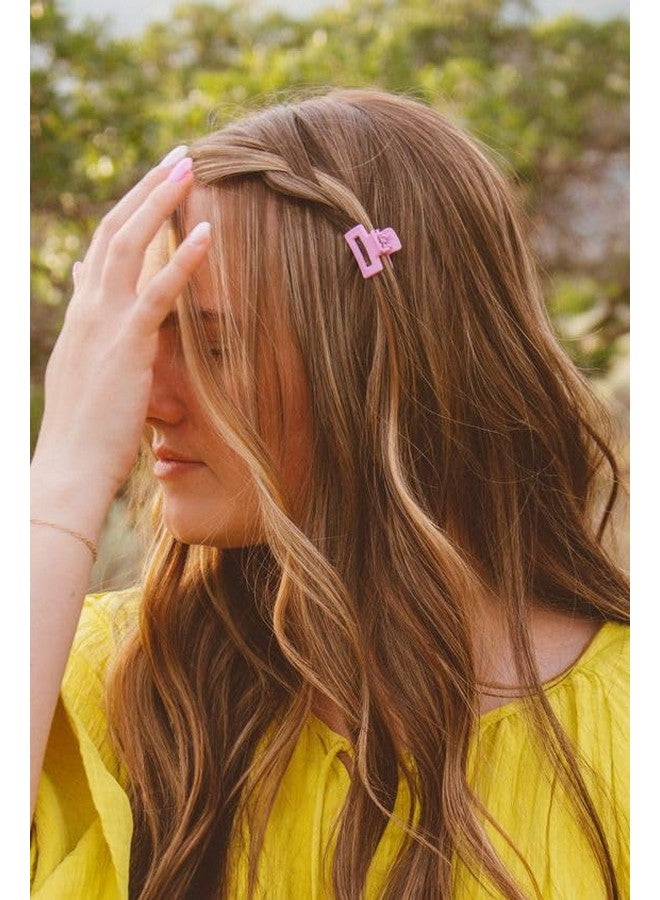 Plenteous Claw Clips, Small Claw Clips for Thin Hair, No Slip Mini Hair Claw, Hair Extension Clips, Hair Clutcher for Girls, Stylish Hair Accessories for Women & Girls. (12 pc, Multi Color) - Image 4