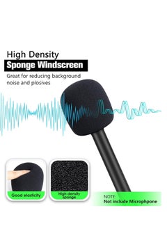 JAJEEK Microphone Cover Foam – Compatible with Multiple Brands, Suitable for Handheld Interview Adapters, Blocks Plosives for Clear Sound Quality  - Image 3