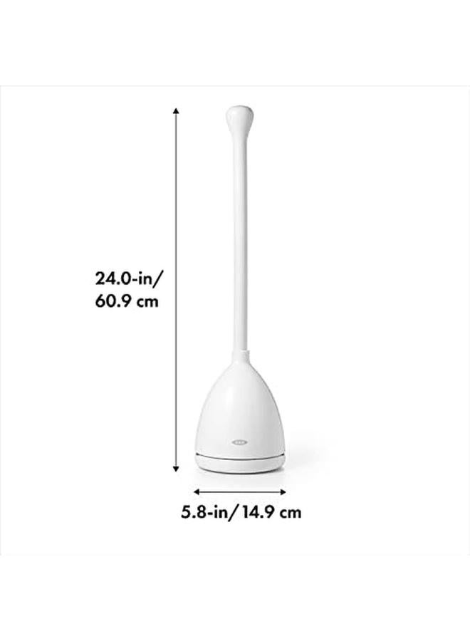 OXO Good Grips Toilet Plunger With Holder - Image 2