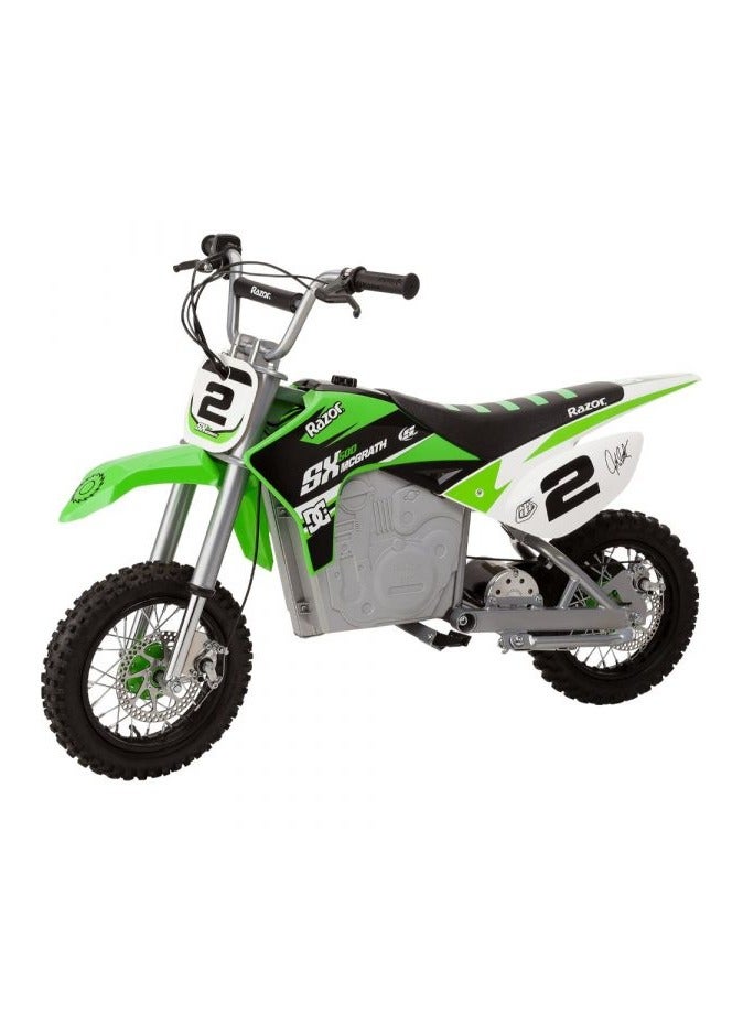 Razor Motorbike Dirt Rocket SX500 McGrath - Green | Kids Ages 14 Years+ | Speeds up to 14 Mph (22 Km/H) with up to 40 minutes of Continuous Use Multicolour - Image 1
