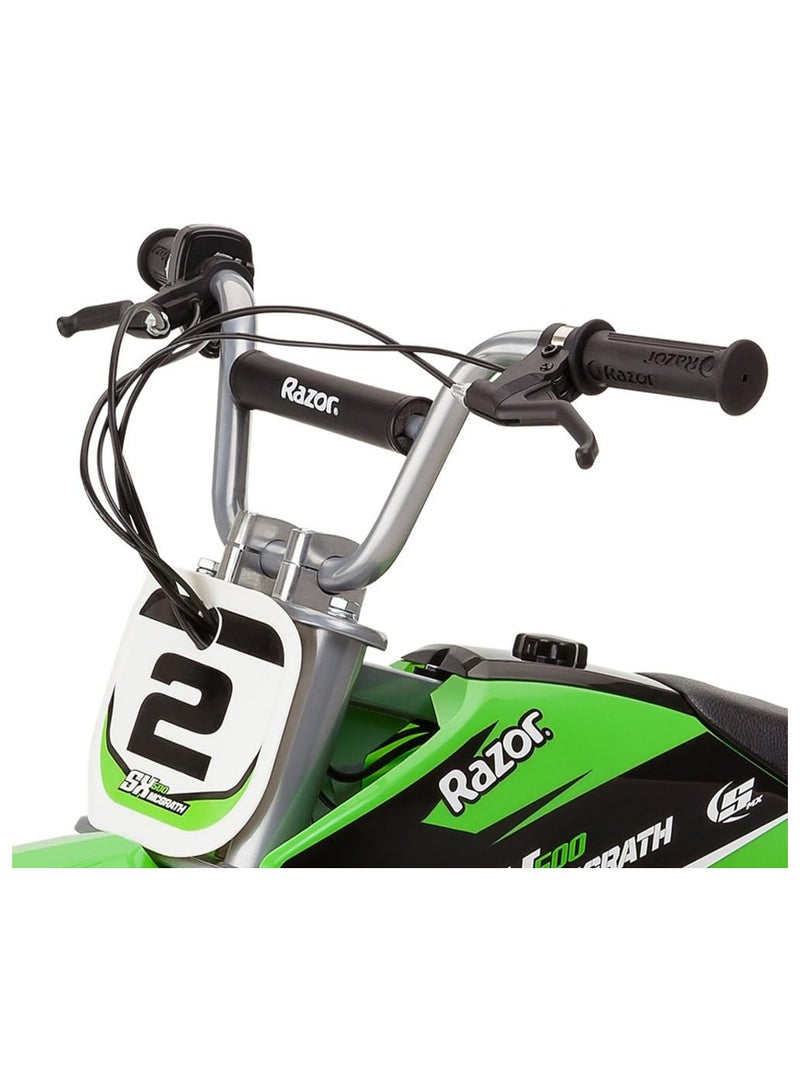 Razor Motorbike Dirt Rocket SX500 McGrath - Green | Kids Ages 14 Years+ | Speeds up to 14 Mph (22 Km/H) with up to 40 minutes of Continuous Use Multicolour - Image 5