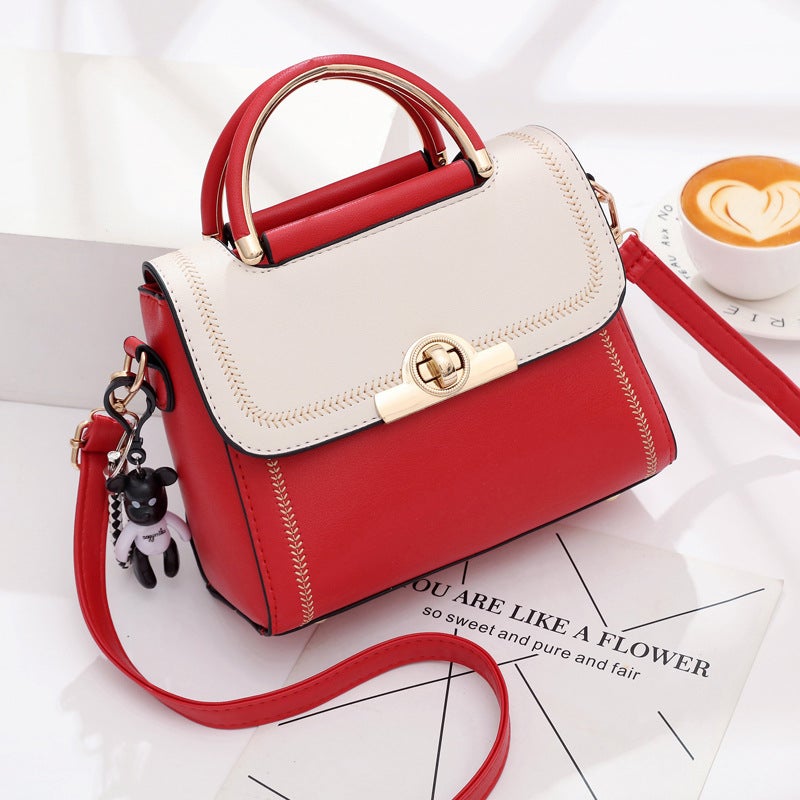 Women'S Bag 2023 Autumn New Fashion Embroidered Lace Portable Small Bag Trendy Color Matching Shoulder Messenger Bag - Image 1
