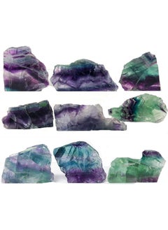 Zenkeeper Zenkeeper 1 Lb Large Rough Fluorite Stone Raw Fluorite Crystal Stone Natural Rainbow Fluorite Purple Fluorite Green Fluorite Crystal Stone Mineral Specimen Gemstone Healing Crystals and Stones  - Image 2