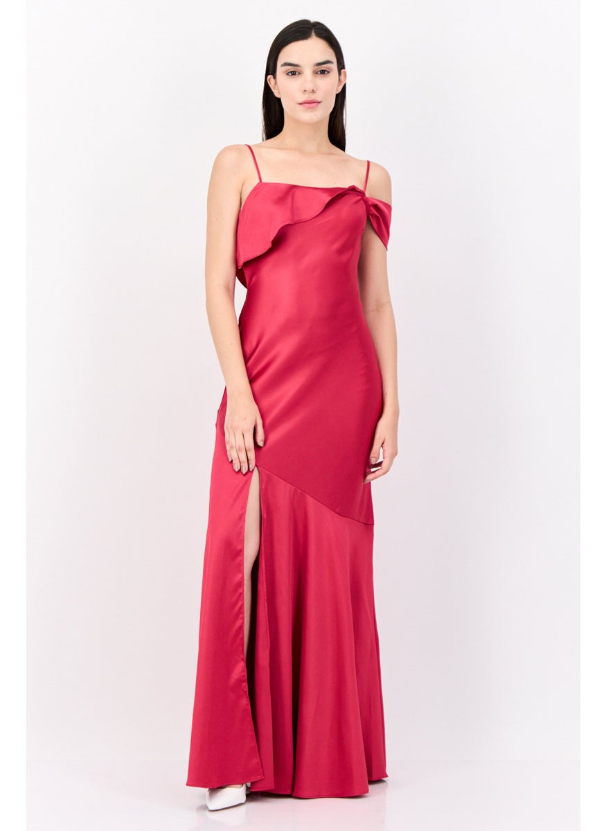 Lulus Women Plain  Maxi Dress, Pink  - Image 1