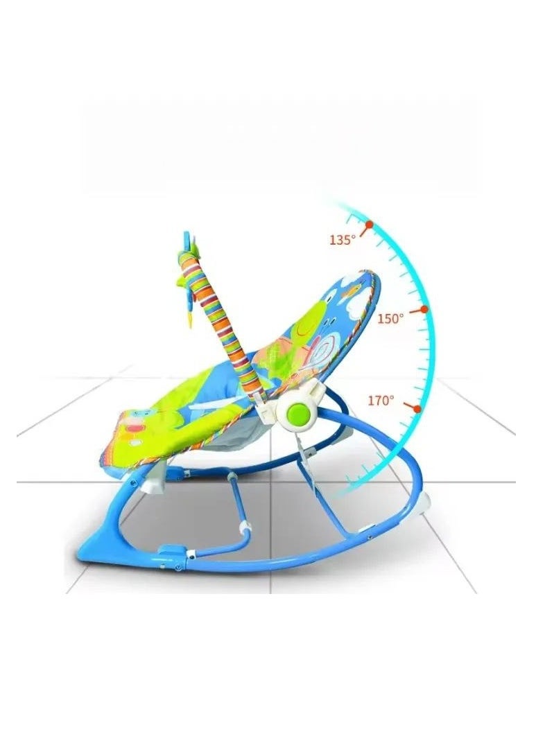 Generic - Electric automatic baby rocket chair bouncer baby music remote control bed chair rocking chair shaker swing couch bed table - Image 1