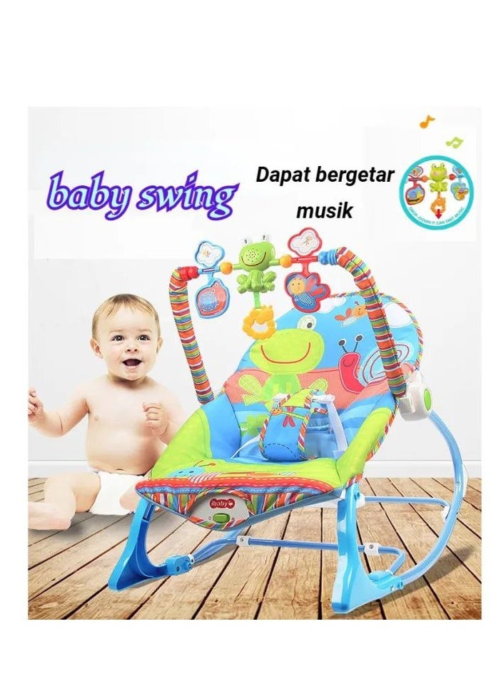 Generic - Electric automatic baby rocket chair bouncer baby music remote control bed chair rocking chair shaker swing couch bed table - Image 1