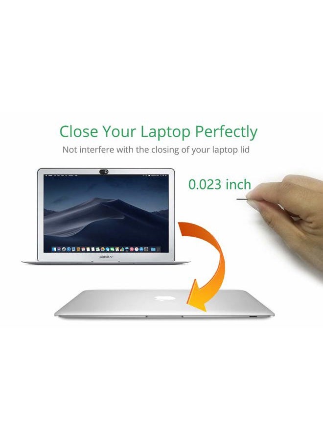 CloudValley Webcam Cover, 0.6 mm Ultra-Thin Metal Camera Cover for Laptop, MacBook Pro, MacBook Air, PC, Tablet, Mac, iPad, Webcam Cover, [2 Black+2 White] - Image 5