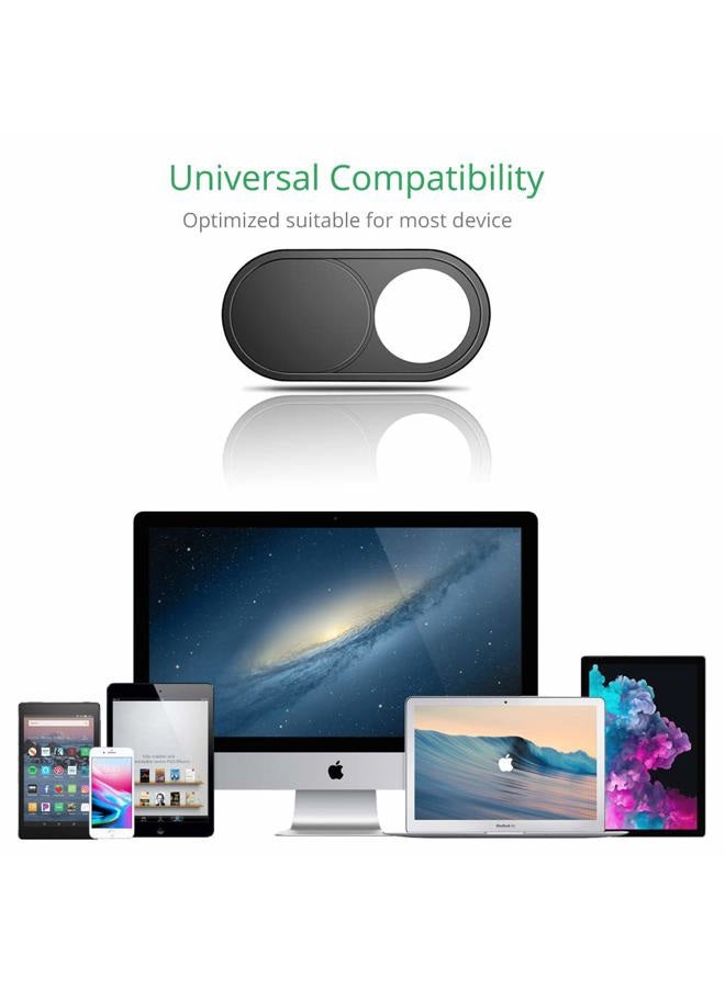 CloudValley Webcam Cover, 0.6 mm Ultra-Thin Metal Camera Cover for Laptop, MacBook Pro, MacBook Air, PC, Tablet, Mac, iPad, Webcam Cover, [2 Black+2 White] - Image 4