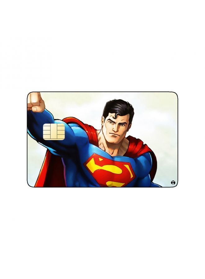 RKN PRINTED BANK CARD STICKER Animation Superman By Dc - Image 1