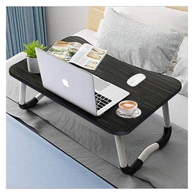 Widousy Laptop Bed Table, Breakfast Tray with Foldable Legs, Portable Lap Standing Desk, Notebook Stand Reading Holder for Couch Sofa Floor Kids - Standard Size - Image 1