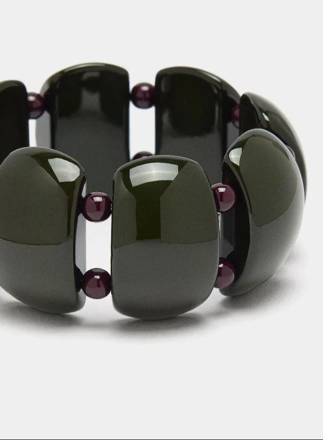 PARFOIS Green Round elastic bracelet for Women | Best Price UAE