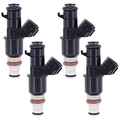 NewYall Pack of 4 Fuel Injector for Honda CR-V 2.4L 2005-2009, Element 2.4L 2003-2011, Accord 2.4L 2003-2007, Civic 2.0L 2006-2011 Acura RSX 2.0L 2005-2006 - Image 1