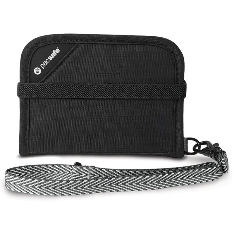 Pacsafe Rfidsafe V50 Anti-theft Blocking Compact Travel Wallet, Black - Image 1