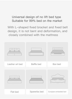 Beauenty Bed Rails for Toddlers And Infants Kids Bed Safety Guard Rail  - Image 3