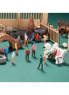 200 Pieces People Figurines 1:75 Scale Model Trains Architectural Plastic People Figures Tiny People Sitting And Standing For Miniature Scenes - pzsku/ZB2D99ABE70D18347DEF9Z/45/_/1680819311/32c26657-47b9-4513-8e03-42d84c857294