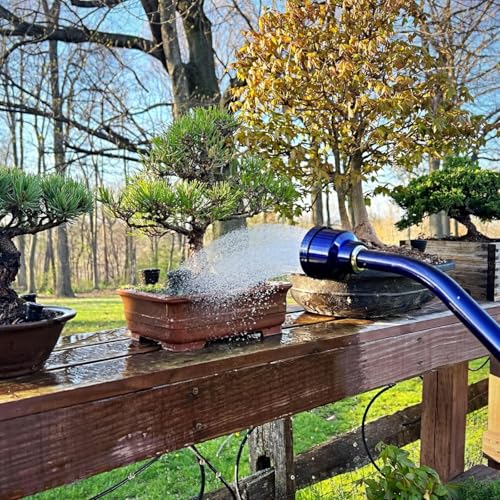 GREEN MOUNT Watering Wand, 24 Inches Sprayer Wand with Superior Stainless Head, Perfect for Hanging Baskets, Plants, Flowers, Shrubs, Garden and Lawn, Purple - Image 2