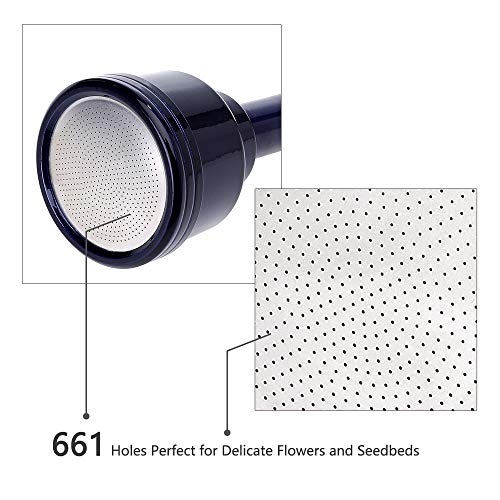GREEN MOUNT Watering Wand, 24 Inches Sprayer Wand with Superior Stainless Head, Perfect for Hanging Baskets, Plants, Flowers, Shrubs, Garden and Lawn, Purple - Image 4