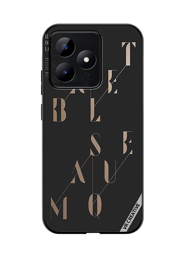 VR CREATIVE - Protective Case Cover For Realme C53 Ballet Masque Design Multicolour - Image 1