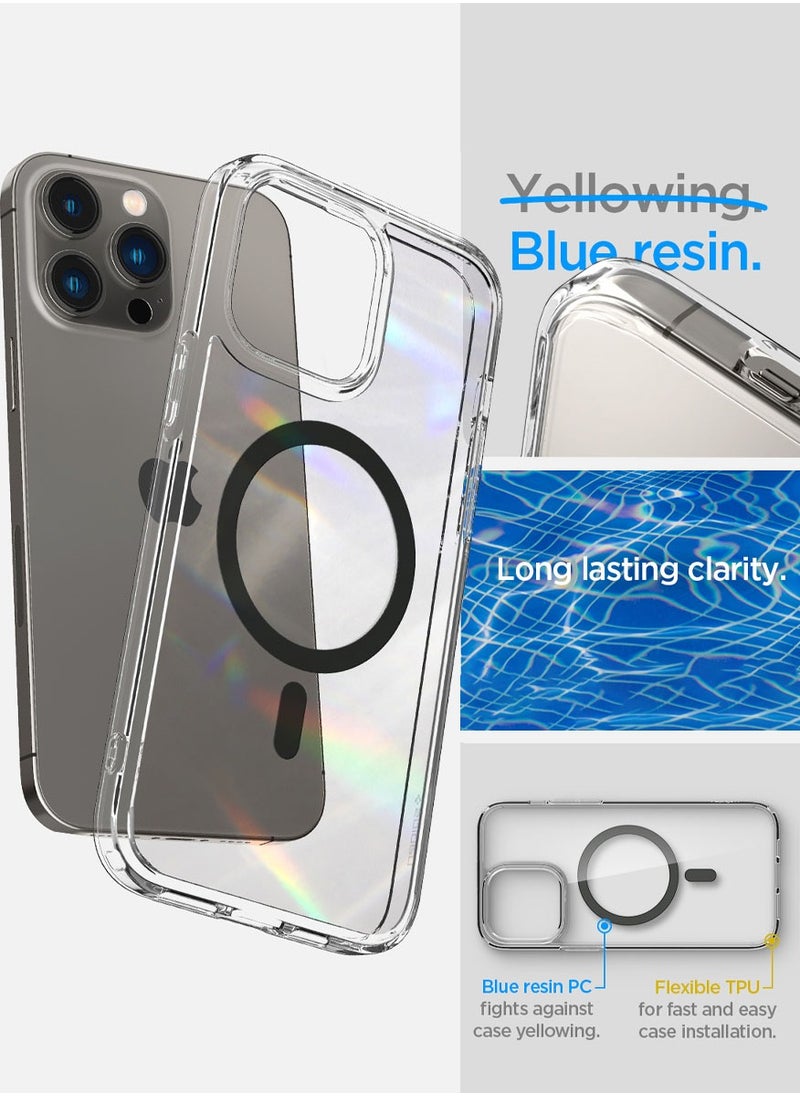 Spigen - Ultra Hybrid Mag iPhone 14 Pro Case Cover with Magsafe - Graphite - Image 1