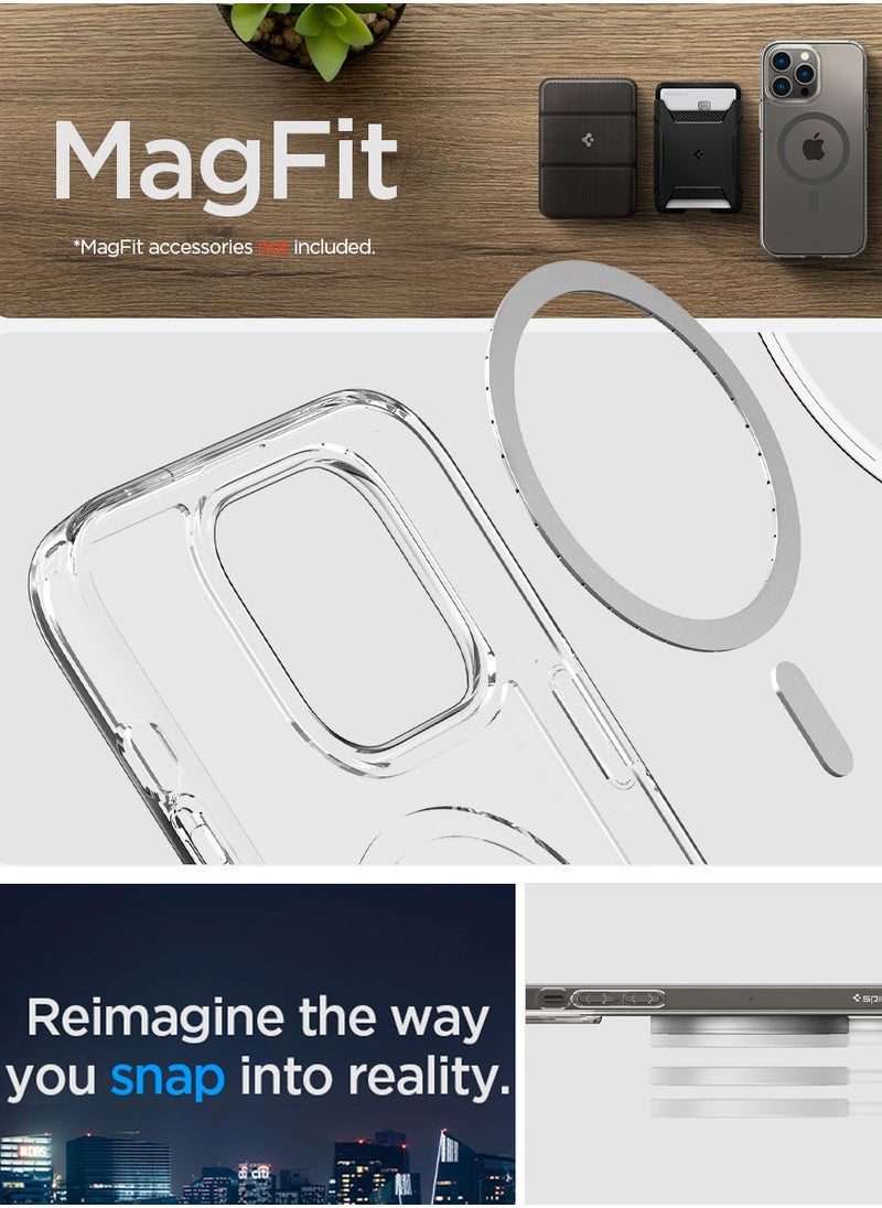 Spigen - Ultra Hybrid Mag iPhone 14 Pro Case Cover with Magsafe - Graphite - Image 1