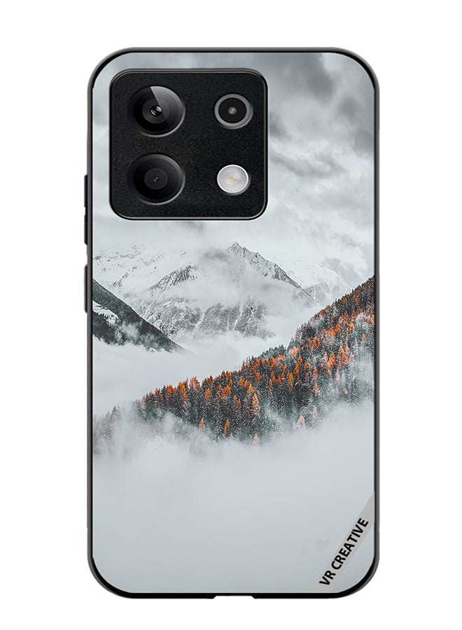 VR CREATIVE Protective Case Cover For Xiaomi Poco X6 Frosted Orange Design Multicolour - Image 1