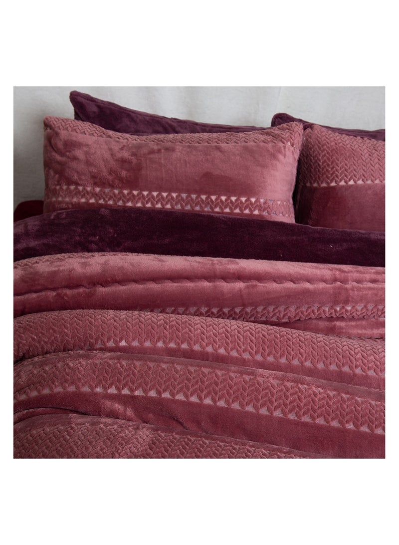 فاميلي بيد لحاف فرو اسباني 2 قطع مقاس 180×240 سم موديل 686 من فاميلي بد - Image 3