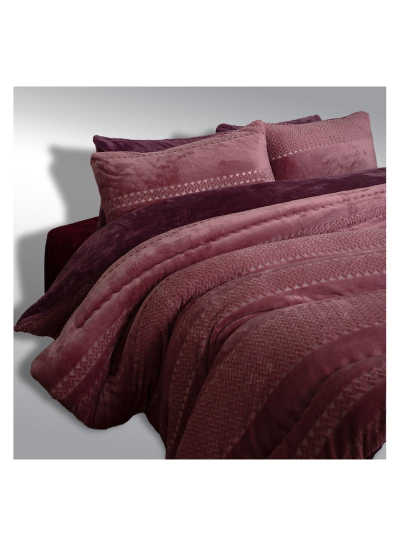 فاميلي بيد لحاف فرو اسباني 2 قطع مقاس 180×240 سم موديل 686 من فاميلي بد - Image 4