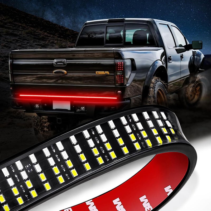 Niking Auto 60 Inch LED Truck Tailgate Light Strip - Quad Row Bed Tail Light with 5 Functions - Image 1