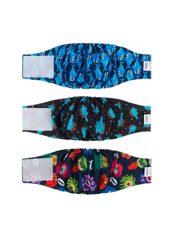 CuteBone - Dog Belly Bands For Male Dogs Wraps Washable Doggie Diapers Dm07S - Image 1