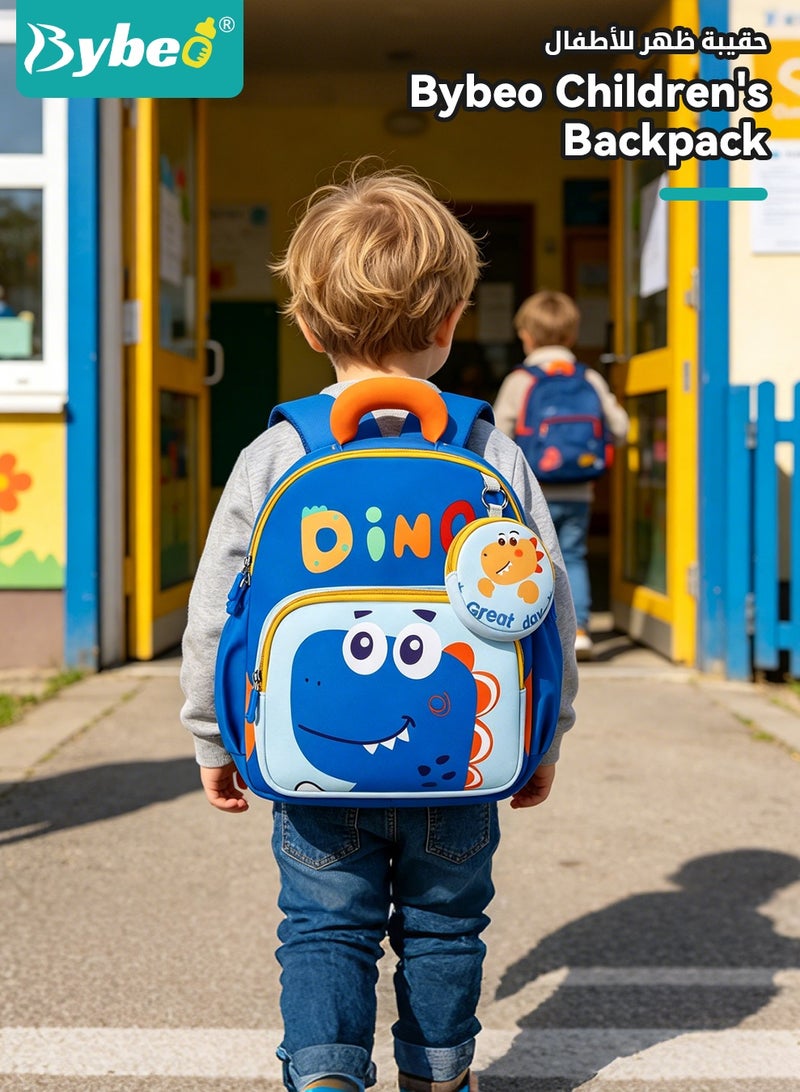 Bybeo Toddler School Backpack, Kids Backpack, Baby Preschool Bag with Coin Pocket and Adjustable Strap, Cute Cartoon Travel Bag for Kindergarten, Travel, School - Image 2