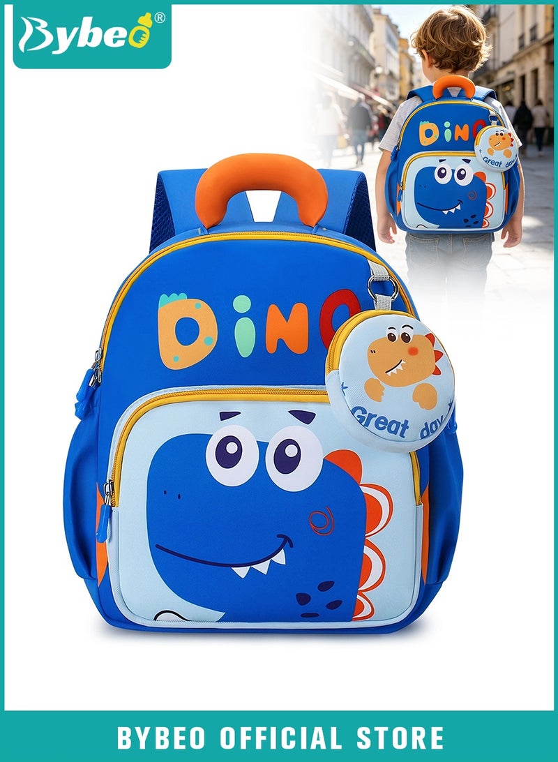 Bybeo Toddler School Backpack, Kids Backpack, Baby Preschool Bag with Coin Pocket and Adjustable Strap, Cute Cartoon Travel Bag for Kindergarten, Travel, School - Image 1