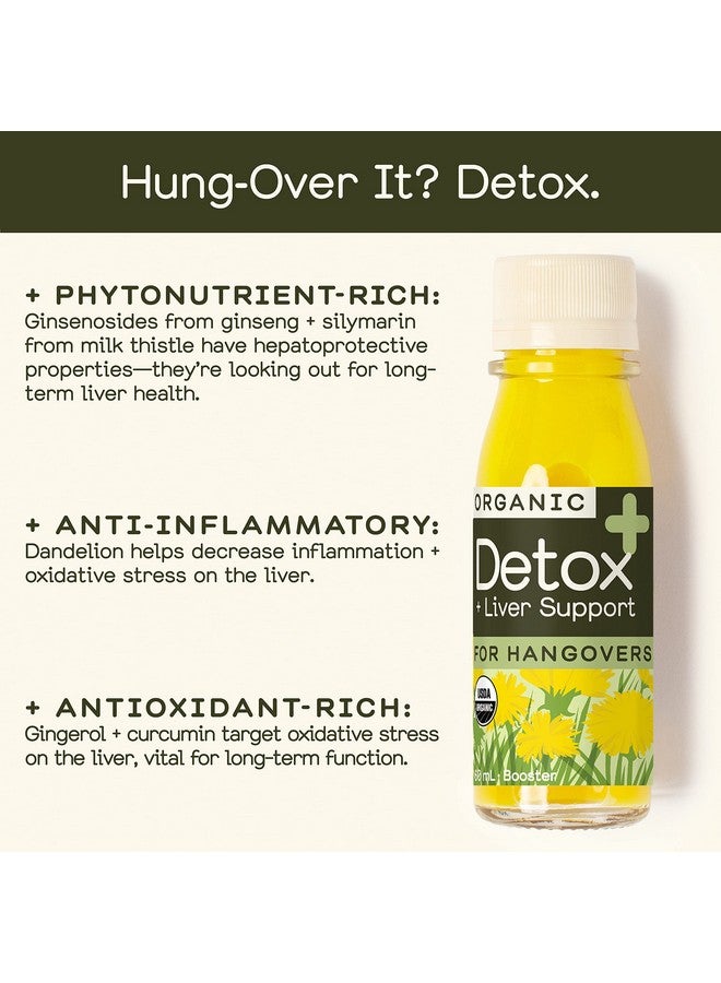 Generic Greenhouse Juice Detox Wellness Shots Organic Immunity Shots Juice Liver Health Wellness + Anti-Inflammatory with Ginseng, Milk Thistle, and Dandelion Vegan & Gluten-Free (2 Oz, Pack of 12)  - Image 2