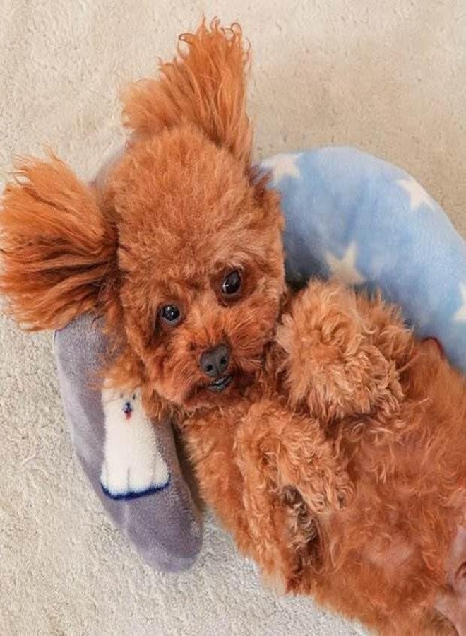 Shopipistic Cat Toy Pillow for Small Cats and Dogs | Half Donut U Shaped Cozy Sleeping Toy | Soft Cotton Neck Support Pillow for Improved Sleep, Washable and Portable- Random Color, 1 Pc- Style 2 XS - Image 5