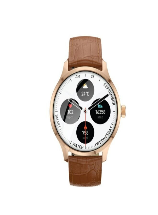 Green Lion Lunar AMOLED Smart Watch Rose Gold - Image 2