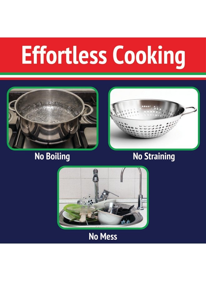 Fasta Pasta The Original Fasta Pasta Microwave Cooker with Lid & Built-in Strainer-No More Messes, Waiting for Water to Boil, or Sticky Noodles-Perfect Al Dente Pasta Every time- Patented Design, It Really Works - Image 3