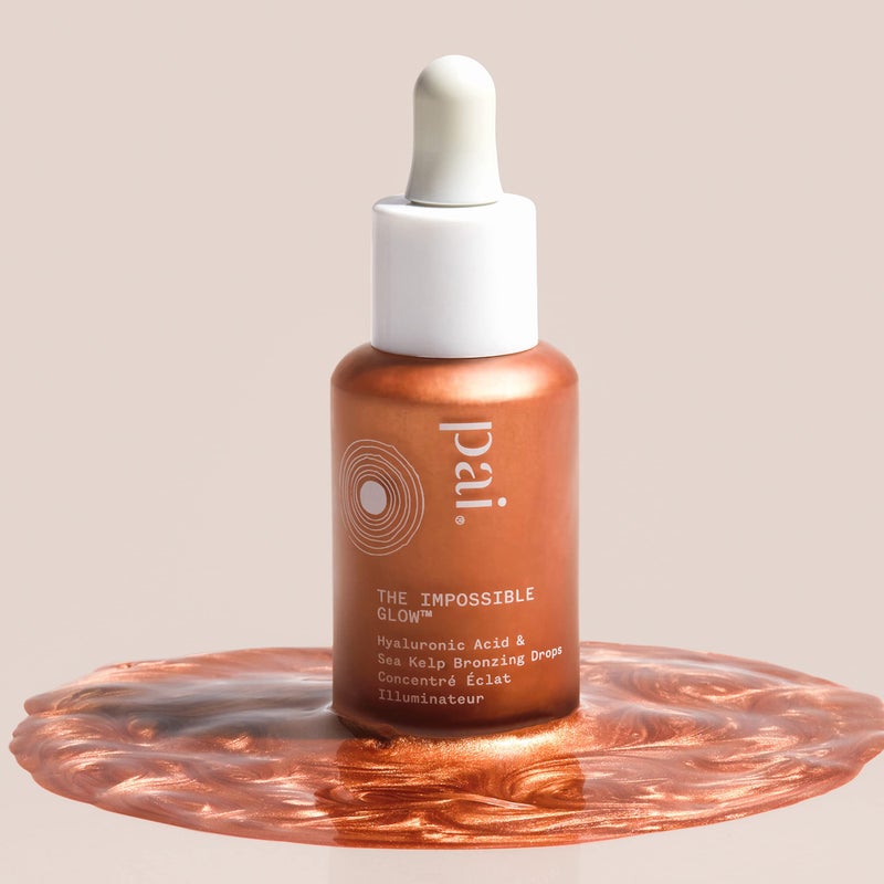 Pai Skincare - The Impossible Glow Organic Hyaluronic Acid + Sea Kelp Glow Drops | Natural, Vegan, Sensitive Skincare (Bronze, 1 fl oz | 30 ml) - Image 2