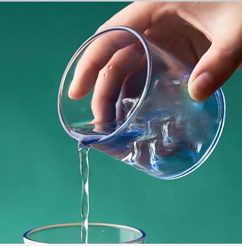 ISKO Borosilicate Water Glass 410ml Set of 6 Heat ResistantMicrowave SafeDish Washer - Image 3