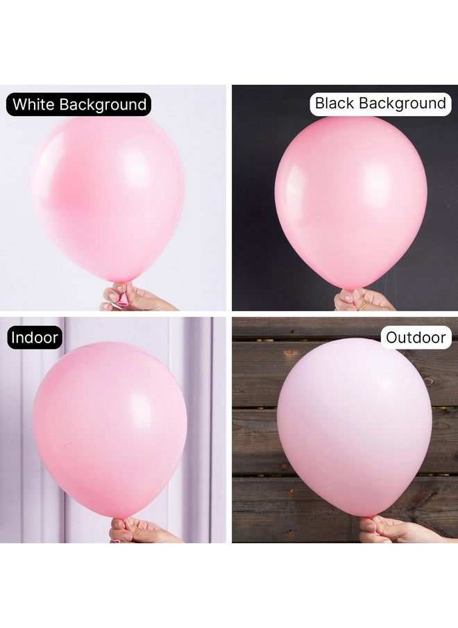 PartyWoo PartyWoo Pastel Pink Balloons, 100 pcs 10 Inch Pink Balloons, Baby Pink Balloons for Balloon Garland Balloon Arch as Birthday Party Decorations, Wedding Decorations, Baby Shower Decorations, Pink-Q05  - Image 2