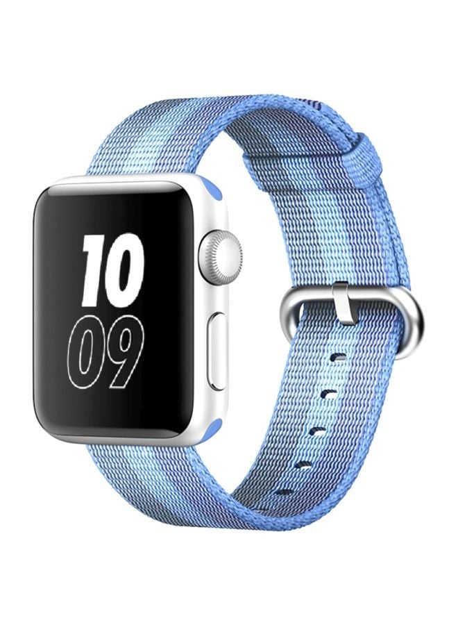 NIBEMINENT Replacement Band For Apple Watch 42mm Tahoe Blue - Image 3