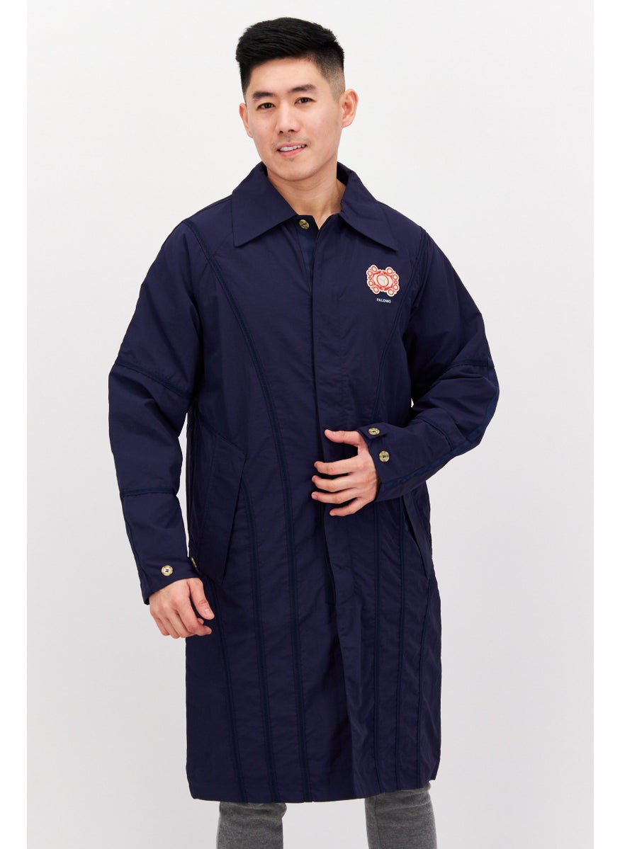 Puma x Palomo Men Sportswear Fit Long Sleeve Outdoor Jacket, Navy Blue  - Image 1
