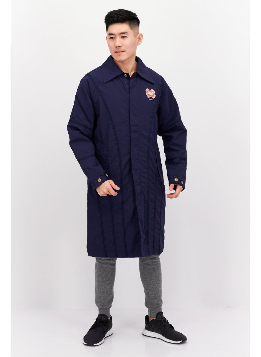 Puma x Palomo Men Sportswear Fit Long Sleeve Outdoor Jacket, Navy Blue  - Image 2
